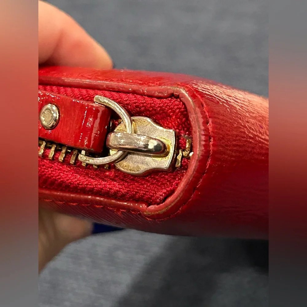 Kate Spade Glossy Red Wallet